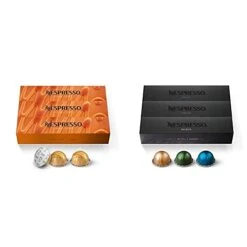 Nespresso Capsules VertuoLine, Caramel Cookie, Mild Roast Coffee, 30 Count Coffee Pods, Brews 7.8oz & Capsules VertuoLine, Melozio, Medium Roast Coffee, 30 Count Coffee Pods, Brews 7.8oz -KitchenAid Shop 31zRqxn URL