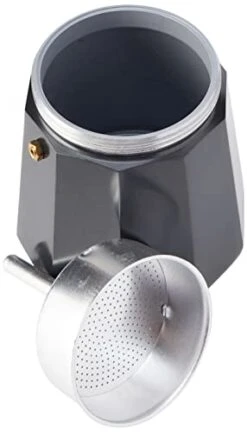 Monix Vitro Noir Aluminium Non-Stick 12 Cups Coffee Maker, 30 X 30 X 30 Cm, Black -KitchenAid Shop 31zjRvabglL