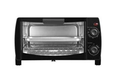 EM720CPL-PMB Countertop Microwave Oven, 0.7cu.ft, 700W, Black & Toaster Oven Countertop, 4-Slice, Compact Size, Easy To Control With Timer-Bake-Broil-Toast Setting, 1000W, Black (CFO-BB101) -KitchenAid Shop 31zmSGjI63L