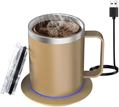 Self Heating Coffee Mug,12oz Heated Mug,Coffee Cup Warmer With Mug Set,Electric 10W,USB Powered Mug Warmer,131℉ Beverage Cup Warmer For Desk Home & Office 10 Self Heating Coffee Mug,12oz Heated Mug,Coffee Cup Warmer With Mug Set,Electric 10W,USB Powered Mug Warmer,131℉ Beverage Cup Warmer For Desk Home & Office - Image 8