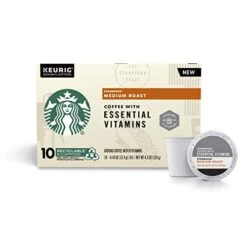 Starbucks Blonde Roast K-Cup Coffee Pods With 2X Caffeine For Keurig Brewers,10 Count - (Pack Of 6) 23 Starbucks Blonde Roast K-Cup Coffee Pods With 2X Caffeine For Keurig Brewers,10 Count - (Pack Of 6) -KitchenAid Shop 41 TrBwPaoL