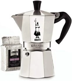 Bialetti Express Moka Pot, 6 -Cup & Coffee, Aluminum Silver -KitchenAid Shop 41 iEYiojnL. AC