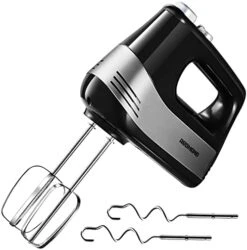Hand Mixer Electric, REDMOND Hand Held Mixer With Turbo Function, Stainless Steel 5-Speed Kitchen Mixer For Whipping, Mixing Cookies, Cakes, Dough Batters, Cream -KitchenAid Shop 41 uNlBHcYL. AC
