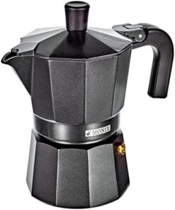 Monix Vitro Noir Aluminium Non-Stick 12 Cups Coffee Maker, 30 X 30 X 30 Cm, Black -KitchenAid Shop 41 xYQ voYL. AC