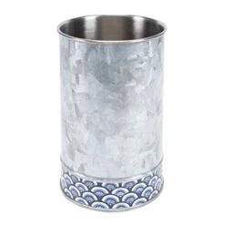 Old Dutch International Catalina Wine Chiller, 1 Bottle Size, Silver Blue