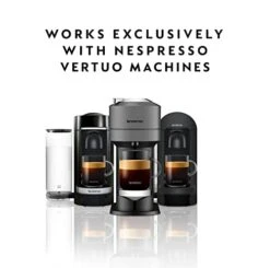 Nespresso Capsules VertuoLine, Double Espresso Scuro, Dark Roast Espresso Coffee, 10 Count (Pack Of 3) Coffee Pods, Brews 2.7 Ounce (VERTUOLINE ONLY) -KitchenAid Shop 4107VXviL9L 3