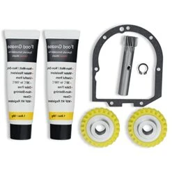 W10112253 & 240210-2 Mixer Worm Gear Kit Compatible With Most Of Whirlpool & KitchenAid Stand Mixer, Included 4162324 Gasket And Food Grade Grease - The Perfect Kitchen Assistant.