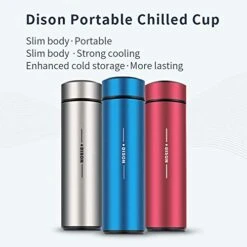 Cjc Premium Quality Portable Insulated Insulin Reefer Cup 36hrs Cooling Fridge Mini Car Refrigerator - Red