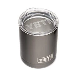 Yeti Rambler 10 Oz Lowball, Vacuum Insulated, Stainless Steel With Standard Lid