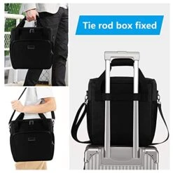 Coffee Maker Storage Bag,Waterproof Travel Carrying Organizer Case,Suitable For Kering Coffee Machines And Other Accessories,Dustproof Tote Bag With Shoulder Strap Black -KitchenAid Shop 410J2xFV56L