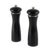 Cole & Mason Precision Sherwood Black Gloss Salt And Pepper Mill Gift Set, Wood, 20 Cm