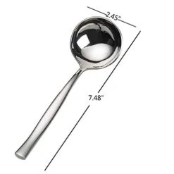 Try 2-Piece Stainless Steel Gravy Soup Spoon, Gravy Ladle Soup, Small Ladle -KitchenAid Shop 410NRUWtx1L