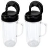 22oz Ma.gic Bullet Blender Cups Replacement Parts With Flip Top To-Go Lid And Handle For Ma.gic Bullet 250w Mb1001 Blender Accessories(2 Pack) 2 22oz Ma.gic Bullet Blender Cups Replacement Parts With Flip Top To-Go Lid And Handle For Ma.gic Bullet 250w Mb1001 Blender Accessories(2 Pack) -KitchenAid Shop 410SkvXtGFL