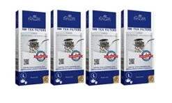 Pack Of 4 Finum Large Disposable 100 Count Tea Filter Bags