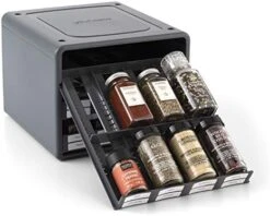 YouCopia SpiceStack Spice Rack Organizer, Adjustable, White 24 YouCopia SpiceStack Spice Rack Organizer, Adjustable, White -KitchenAid Shop 410glbzFKCL. AC