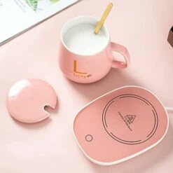 Coffee Mug Warmer , Smart Warmers Desk Cup Electric Plate Auto On/Off Gravity Induction Intelligent Gravity Sensing Heater Heating Beverage Drink For Desk Office Home Milk Tea Chocolate Water Candle -KitchenAid Shop 410pOhHLu1L 1