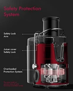 Juicer Machine, SIFENE Big Mouth Centrifugal Juicer 500W, Juice Maker Extractor For Fruit And Vegetable With 3-Speed Setting, Easy To Clean 19 Juicer Machine, SIFENE Big Mouth Centrifugal Juicer 500W, Juice Maker Extractor For Fruit And Vegetable With 3-Speed Setting, Easy To Clean -KitchenAid Shop 4114bucDEoL