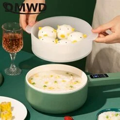 Ollas Glass Cooking Pot Integrated Frying And Boiling Multi-function Small Milk Pot, Small Cooking Pot, Non Stick Cooking Pot, Electric Rice Pot, Plug In Soperas -KitchenAid Shop 4119qbGFehL 2