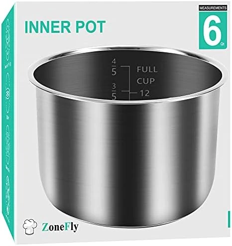 Original 6 Qt Power Cooker XL Replacement Inner Pot With 2 Pack Sealing Ring For Power Pressure Cooker PPC770 PPC771 PPC770-1 PRO PCXL-PRO6 PCTR-16 YBD60-100 WAL1 WAL2 9 Original 6 Qt Power Cooker XL Replacement Inner Pot With 2 Pack Sealing Ring For Power Pressure Cooker PPC770 PPC771 PPC770-1 PRO PCXL-PRO6 PCTR-16 YBD60-100 WAL1 WAL2 - Image 7