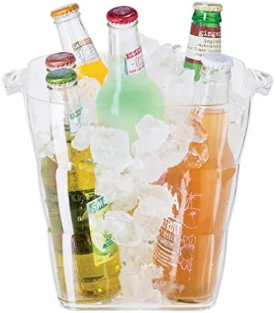 Oggi Acrylic Oval Party Tub-18.5" X 11", Clear, 18.5" By 11" 9 Oggi Acrylic Oval Party Tub-18.5" X 11", Clear, 18.5" By 11" - Image 7