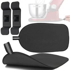 Mixer Slider Mat With Cord Organizers For Kitchenaid Mixer, Slider Mat For Kitchenaid Professional 4.5-5 Qt Bowel Tilt-Head Stand Mixer, Kitchen Aid Mixers Accessories And Attachments (for 4.5-5 Qt)