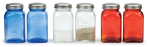 Cobalt Blue Depression Style Glass Salt & Pepper Shakers 4 Cobalt Blue Depression Style Glass Salt & Pepper Shakers - Image 2