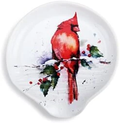 Sunflower Watercolor Yellow On White 5 X 5 Glossy Stoneware Spoon Rest -KitchenAid Shop 411JURTorBL. AC