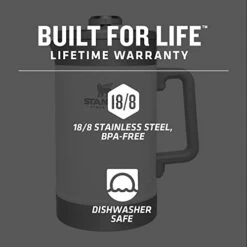 Stanley 48OZ CLASSIC VAC FRENCH PRESS POLAR” -KitchenAid Shop 411KGDbJFVL