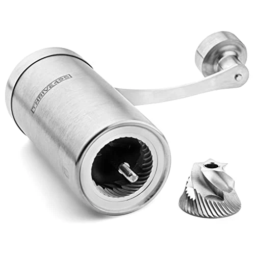 Manual Coffee Grinder With Adjustable Settings - Durable Stainless Steel Burr Coffee Grinder - Espresso Grinder For Best Taste - Portable Conical Burr Coffee Bean Grinder 5 Manual Coffee Grinder With Adjustable Settings - Durable Stainless Steel Burr Coffee Grinder - Espresso Grinder For Best Taste - Portable Conical Burr Coffee Bean Grinder - Image 3