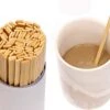 Mini Skater 5.4 Inch Bamboo Coffee Stirrers Eco Friendly Biodegradable Stir Sticks For Tea Hot Cold Beverages (100)