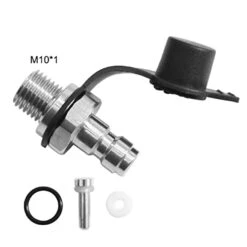 TOPINCN Carbonation Cap Male Thread, Stainless Steel Counter Pressure Bottle Filling Beer Soda Water Brewed CO2 Cylinder Refill Valve Plug Adapter -KitchenAid Shop 411U2fwWajL