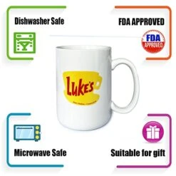Luke's Diner Ceramic Coffee Mugs Fun Novelty Gift 15 Oz 11 Luke's Diner Ceramic Coffee Mugs Fun Novelty Gift 15 Oz -KitchenAid Shop 411XmEoAtTL