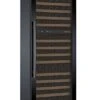 24" Wide FlexCount II Tru-Vino 172 Bottle Dual Zone Black Right Hinge Wine Refrigerator