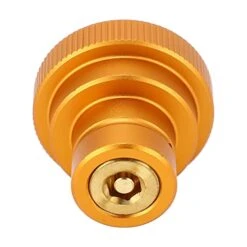 Asixxsix Soda Water Bubbler, Portable TR21-4 Male Thread CO2 Cylinder Quick Adapter, Durable Direct Soda Maker Valve Refill Accessories With 2 Washers For Duo, Terra, Art Soda Machines (Gold Orange) -KitchenAid Shop 411eTTEIg2L