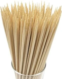 6" Natural Bamboo Skewers For BBQ，Appetiser，Fruit，Cocktail，Kabob，Chocolate Fountain，Grilling，Barbecue，Kitchen，Crafting And Party. Φ=4mm, More Size Choices 8"/10"/12"/14"/16"/30"(100 PCS) -KitchenAid Shop 411ip7x0YpL. AC 2