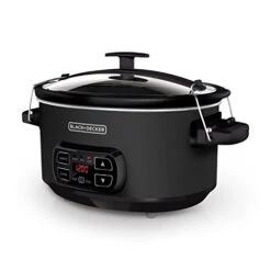Black & Decker 7-Quart Digital Slow Cooker With Chalkboard Surface, Slate, SCD4007
