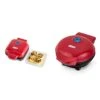 Dash Ash DBBM450GBRD08 Deluxe Sous Vide Style Egg Bite Maker With Silicone Molds (1 Large, 4 Mini), Red & Mini Maker: The Mini Waffle Maker Machine - Red -KitchenAid Shop 411lkWIB27L