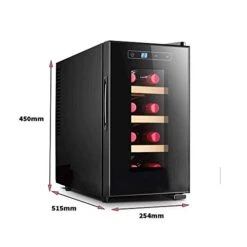 ATAAY Wine Cabinet Tea Fresh Cigar Cabinet Household Mini Refrigerator, Red And White Wine Cellar With Digital Temperature -KitchenAid Shop 411piFBG77L