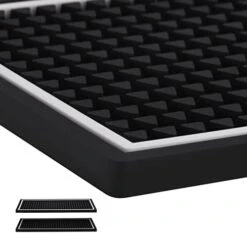 Bar Mat For Cocktail And Coffee Bar 6" X 12" Rubber Bar Service Spill Mat For Cocktail Bartender Coffee Bar Or Countertop Mats Glass Drying Mat -KitchenAid Shop 411uyNsnkaL. AC