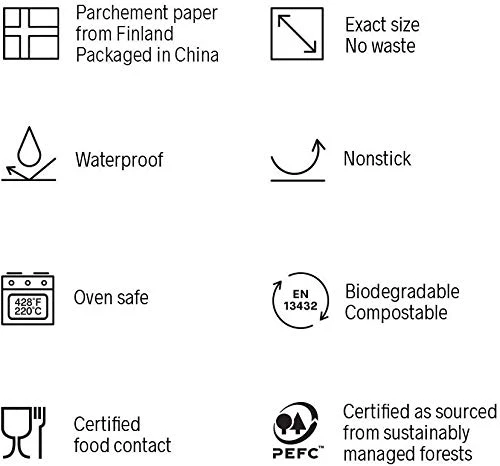 Parchment Paper Baking Circles - 100 Pre-cut Rounds 8 Inch_Ideal For Baking Cakes, Pastries & Cheesecakes - Suitable For Tortilla Press 3 Parchment Paper Baking Circles - 100 Pre-cut Rounds 8 Inch_Ideal For Baking Cakes, Pastries & Cheesecakes - Suitable For Tortilla Press