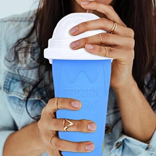 Frozen Magic Slushy Maker Cup,TIK TOK Quick Frozen Smoothies Cup,Slushy Squeeze Cup Slushie Maker Cup Ice Cup,Cool Stuff Ice Cream Maker For Kids Teens Family 6 Frozen Magic Slushy Maker Cup,TIK TOK Quick Frozen Smoothies Cup,Slushy Squeeze Cup Slushie Maker Cup Ice Cup,Cool Stuff Ice Cream Maker For Kids Teens Family - Image 4