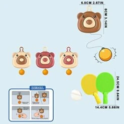 Hanging Table Tennis Trainer Parent Child Interactive Toys Table Tennis Sparrings Trainer Children's Toys Educational Keyboard Multiplication -KitchenAid Shop 4120tNLSDRL