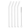 Clear Bent 9" X 9.5 Mm Made With Pride In The USA - Perfect Reusable Straw For Smoothies, Tea, Juice, Water, Essential Oils - 4 Pack With Cleaning Brush 1 Clear Bent 9" X 9.5 Mm Made With Pride In The USA - Perfect Reusable Straw For Smoothies, Tea, Juice, Water, Essential Oils - 4 Pack With Cleaning Brush -KitchenAid Shop 4121IGsQZ0L