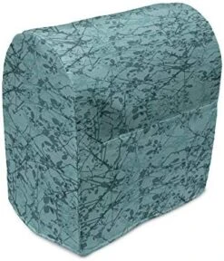 Ambesonne Tattoo Stand Mixer Cover, Monochrome Pattern With Floral Abstract Butterflies In Filigree Style Spiral Wings, Kitchen Appliance Organizer Bag Cover With A Pocket, 6-8 Quarts, Black And White -KitchenAid Shop 4127a5cFLSL. AC