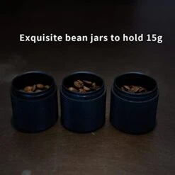 Coffee Grinder Maker Handbag Suits Utensils 6Piece Set Black Portable For Kitchen Home Trave Office -KitchenAid Shop 412FonuaKFL