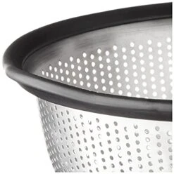 KitchenAid Gourmet Stainless Steel Colander, 5-Quart, Black -KitchenAid Shop 412LaRvS3eL