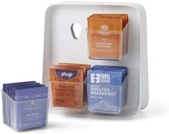 TeaStand Tea Bag Organizer With Clear Removable Bins, Cabinet Or Pantry Storage Caddy, 120-Bag 13 TeaStand Tea Bag Organizer With Clear Removable Bins, Cabinet Or Pantry Storage Caddy, 120-Bag -KitchenAid Shop 412OmpkPXLL. AC