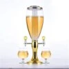 HEIMP Beer Tower Dispenser, Drink Dispenser Beer Tower Drink Dispenser With Double Tap, 3L, U Can Put Ice In Ice Tube To Keep Beer Cold - Great For Beer Lovers Beer