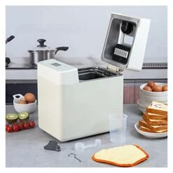Bread Machine Household Automatic Dough Mixer Mute Fermentation Yogurt Breakfast Machine Bread Machine Maker (Size : AU) -KitchenAid Shop 412aboKeGJL