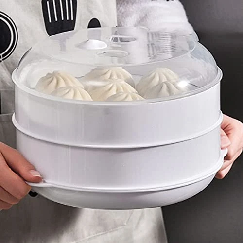 ALONCEfh Lunch Boxes Microwave Steamer Heating Steamer For Home Kitchen Heat-Resisting Range, Heat Preservation, Preservation For Home Kitchen White (Size : Medium) 5 ALONCEfh Lunch Boxes Microwave Steamer Heating Steamer For Home Kitchen Heat-Resisting Range, Heat Preservation, Preservation For Home Kitchen White (Size : Medium) - Image 3